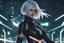 Placeholder: Gwen in 8k nier automata drawing style, ghost spider them suit, cinematic mood, neon effect, close picture, rain, highly detailed, high details, detailed portrait, masterpiece,ultra detailed, ultra quality