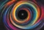 Placeholder: man, colorful, rainbow, A visually striking and abstract representation of the void and a black hole, utilizing dark hues and dynamic shapes to evoke the enigmatic and powerful aspects of cosmic emptiness, (visually striking abstract representation:1.4), (the void and black hole:1.5), (dark hues and dynamic shapes:1.3), (expressive and cosmic ambiance:1.2), drawing inspiration from abstract interpretations of the cosmic void and black hole phenomena