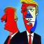 Placeholder: Donald Trump painting by picasso