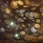 Placeholder: dynamic lighting, Intricately detailed, Splash screen art, deep color, Unreal Engine, volumetric lighting, silver coins, chest full of silver coins, vault of treasure, bank vault,