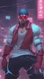 Placeholder: Lee Sin from League of Legends in cyberpunk