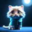 Placeholder: Concept art of Little mascot cat wearing a hoodie (Pixar art style)++, highly detailed, digital painting, art stations, concept art, smooth, unreal engine 5, god rays, ray tracing, RTX, nanite polygons, lumen lighting, ultra detail, volumetric lighting, 3d, detailed anime, finely drawn, high definition, high resolution, cartoon [ animation, cartoon, drawing, painting, low res, cropped, watermark, jpeg artifacts, low quality, normal quality, bad anatomy, text error, worst quality, blurry thousan