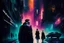 Placeholder: neo noir street, people, galaxy, sci-fi, epic, movie poster