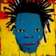 Placeholder: face bye Jean-Michel Basquiat, acrylic painting