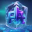 Placeholder: Fortnite logo holographic pro streammer crystal glass 4k ultra