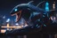 Placeholder: Huge symbiote in 8k solo leveling shadow drawing, shark effects, neon blue lights, sea, intricate details, highly detailed, high details, detailed portrait, masterpiece,ultra detailed, ultra quality