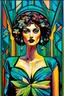 Placeholder: Pure awareness; Lowbrow Art Deco
