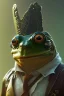 Placeholder: portrait male anthro frog dressed in indiana jones outfit character full body precis no blur, concept art, character sheet, nier automata, Alexander Mandradjiev cyberpunk, trending on artstation, featured on pixiv, hyper detail, cinematic composition, 8 k, detailed face