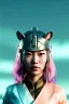 Placeholder: portrait, Asian cyborg woman, samurai warrior :: symmetry photography, cyberpunk style, cyborg eyes, pink hair :: wires connect, perfect eyes, samurai helmet, tiger mask, black samurai army, katana, ghost in the shell, pink, white, black, glow eyes, cinematic, Ultra realistic, dark scene, soft color, highly detailed, unreal engine 5, RTX, ultra detail, 3d, finely drawn, high definition.