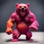 Placeholder: a gruesome wild angry brutal bear, 3D putty, playdough