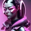 Placeholder: Portrait, Front image, latex rabbit mask, cyberpunk Asian woman, black pink color, highly detailed, concept art, smooth, unreal engine 5, god rays, ray tracing, RTX, lumen lighting, ultra detail, volumetric lighting, 3d, finely drawn, high definition, high resolution.