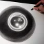 Placeholder: drawing Sun in space, photorealism