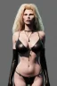 Placeholder: Kim Basinger in black leather, evil, busty, cleavage, curvy, angry, happy, stern look. character design by cory loftis, fenghua zhong, ryohei hase, ismail inceoglu and ruan jia. unreal engine 5, artistic lighting, highly detailed, photorealistic, fantasy