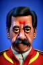 Placeholder: Waist up muppet Portrait, Nicolas maduro us muppet doll, Venezuelan president, tracksuit red blue and yellow, mustache, photo studio, red background, unreal engine 5, concept art, art station, ray tracing, lumen lighting, ultra detail, volumetric lighting, 3d.