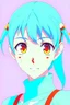 Placeholder: rei evangelion kawaii pastel colors