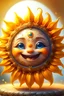 Placeholder: mini-style, painted miniature of a cute and beautiful sun , detailed face, fantasy game, character design, intricate, high detail, clear focus, photorealistic art,smilling sun and moon, elegant, 8k, oil on canvas, beautiful, imperial colors, colorful. ultra detailed, crisp quality, very cute,