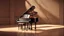 Placeholder: Photography by Charles Brooks, a highly detailed image of a Steinway Grand Piano, HD 4K, scientific detail, photorealistic, cinematic volumetric lighting