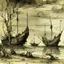 Placeholder: abandoned boats, Arthur Rackham, Yves Tanguy