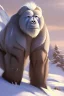 Placeholder: painting, portrait of a beautiful Epi-Yeti, 8k, highly detailed high, quality