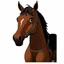 Placeholder: character fusion of Mr Ed horse with John Wick face,