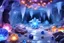 Placeholder: a beautiful photo reel crystal cavern with planets, ametyst, quartz, lights and beautiful blue crystal , diamonds, glitter smalls and littles stars, and stars in the fantasy cosmos,4k, ultra details, real image