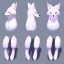 Placeholder:  a fox fursona, well drawn, 8k, high quality, realistic, masterfully drawn, fur, furry, fursona reference sheet, in frame, full body portrait, anthropomorphic, screen for a face, backlighting, soft coloring, pastel coloring, animal legs, paws