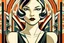 Placeholder: woman in art deco style
