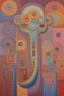 Placeholder: Every mind contains the whole universe; Neo-Figurative Art; fabulously detailed; Transcendent; Hundertwasser; Alan Kenny; beautiful glittery pastels