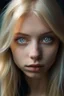 Placeholder: Blonde girl with different eyes