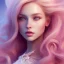 Placeholder: trees, pink, blonde hair, beautiful, whole face, hyperrealism, masterpiece, expert, cinematic lighting, sharp focus, 8K, pastel, macro lens, woman, detailed, flower