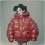 Placeholder: Betty boop, red, autochrome, plastic puffy jacket