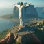 Placeholder: Christ the Redeemer, beautiful, landscape,sunset, unreal engine 5, cinematic lighting, photorealistic, realistic, hyper detailed, 8k, octane render, cinema 4d