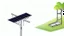 Placeholder: Grid-tied solar installation, detailed diagram illustration