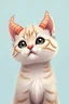 Placeholder: Cute cat with cartoon-style horns