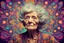 Placeholder: very old woman psychedelic image