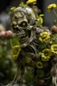 Placeholder: flowers growing out of a zombie