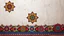 Placeholder: Beautiful And Colorful Rajasthani Folk Art On Grunge Wall Having Intricate Patterns.