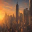 Placeholder: New York sunset