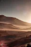 Placeholder: Martian landscape, intricate details, astronaut in foreground, futuristic city in the distance