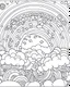 Placeholder: Rainbow coloring page