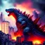 Placeholder: Godzilla destrói Tóquio, hiper detalhado, hiper realista, vallejo, wlop,artgerm, rossdraws