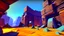 Placeholder: FROM THE PLAYER,stylized,canyon,dungeons map,post apocalyptic,AI,futuristic,roboquest,4k,details stylized,boss enermy,rogulikes