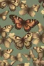 Placeholder: vintage butterfly background