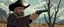 Placeholder: Magnus Carlson in the wild west looking cool with a revolver, anime style