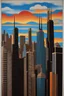 Placeholder: Chicago Skyline; Reverse Perspective; Optical Art; Patrick Hughes