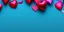 Placeholder: Valentines day background banner - abstract panorama background