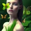 Placeholder: Generates high quality portraits of women covered in various plants, surrounded by forest and butterflies.