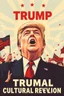 Placeholder: trump cultural revolution poster image in the style of shepard fairy