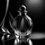 Placeholder: generate me an aesthetic complete image of Perfume Bottle in Monochrome Chic