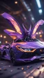 Placeholder: Illithid with butterfly wings ripping the roof of a Lamborghini space ship, bokeh like f/0.8, tilt-shift lens 8k, high detail, smooth render, down-light, unreal engine, prize winning